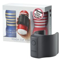 Tenga Cup Vibrator Limited Set – zestaw z nasadką wibracyjną i dwoma kubkami, USB-C