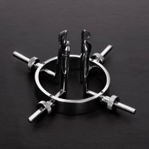 Shots Steel Ring Speculum Model – Szerokie Rozwarcie 9 cm, Stal Nierdzewna, 4 Ramiona