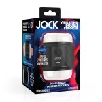JOCK Double Stroker Black – Wibrująca Maszyna Intymna Dwustronna IPX7 z Różnymi Teksturami