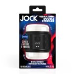 JOCK Double Stroker Black – Wibrująca Maszyna Intymna Dwustronna IPX7 z Różnymi Teksturami