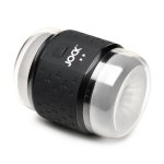 JOCK Double Stroker Black – Wibrująca Maszyna Intymna Dwustronna IPX7 z Różnymi Teksturami