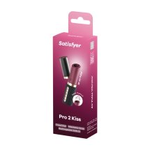 Satisfyer Pro 2 Kiss Air Pulse kompaktowy model z technologią 4D Magnetic Deep Pulse, różowy