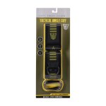 Doc Johnson Tactical Ankle Cuffs Black/Green, regulowane opaski na kostki z neoprenu