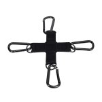 Doc Johnson Tactical Hogtie System Black, silikonowy regulator położenia z D-ringami