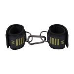 Doc Johnson Tactical opaski nadgarstkowe czarno-zielone, regulowane, neoprenowe wnętrze