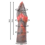 EPIC Lilith S silikonowa maszyna intymna, czarna, anatomiczny kształt, 16 cm