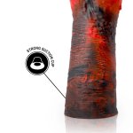 EPIC Lilith S silikonowa maszyna intymna, czarna, anatomiczny kształt, 16 cm