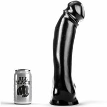 All Black Model 5639 – akcesorium intymne 33 cm, czarny PVC, gładka powierzchnia