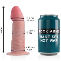 Rockarmy Tiger Model podwójna gęstość 14 cm – anatomiczny TPE, przyssawka, naturalny