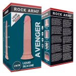 RockArmy Avenger model silikonowy 19 cm – płynny silikon, przyssawka, podwójna gęstość