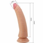 Pretty Love BW-007006NRG model anatomiczny 21 cm, elastyczny rdzeń, naturalny TPR
