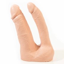 Pink Room Arthus podwójny model intymny 17/15,5 cm z przyssawką, hipoalergiczny PVC