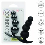 CalExotics Boundless Korek Anatomiczny z Koralikami silikonowy 9 cm, czarny