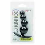 CalExotics Boundless Korek Anatomiczny z Koralikami silikonowy 9 cm, czarny