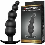 Pretty Love Korek silikonowy anatomiczny czarny 11,8 cm, ergonomiczny uchwyt