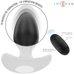 Intense Joey Plug anatomiczny 10 trybów wibracji, czarny, silikon medyczny, pilot bezprzewodowy, USB