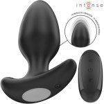 Intense Joey Plug anatomiczny 10 trybów wibracji, czarny, silikon medyczny, pilot bezprzewodowy, USB
