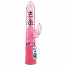 Baile Passion Rampante 10F różowy model 27 cm – wielofunkcyjny system wibracji i rotacji, podwójny silnik