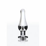 TOYJOY Diamond Bum Bijou Small – aluminiowy model anatomiczny z kryształem srebrnym, 9,2 cm