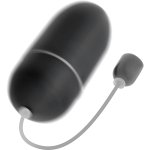 Online jajko wibrujące wodoodporne, czarny silikon, 10 trybów, kompaktowy design, 38 g