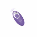 ToyJoy Eggsplode bezprzewodowy system wibracyjny fioletowy, 8 trybów, obracająca końcówka