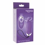 ToyJoy Eggsplode bezprzewodowy system wibracyjny fioletowy, 8 trybów, obracająca końcówka