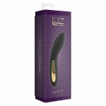 TOYJOY Luminate Light czarny model silikonowy z podświetleniem LED, 7 trybów, 17 cm