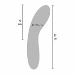 TOYJOY Luminate Light fioletowy model silikonowy z LED, 7 trybów, wodoodporny 17 cm