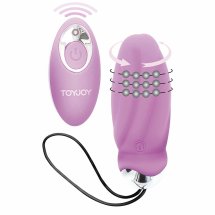 ToyJoy You Crack Me Up różowa maszyna intymna z pilotem, 8 trybów, obrotowe koraliki