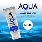 AQUA Quality Lubrykant wodny 50 ml – bezbarwny, bezwonny, długi poślizg, certyfikat CE