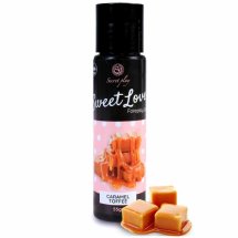 SecretPlay Sweet Love Żel nawilżający jadalny karmel 60ml, airless, wodna formuła