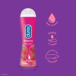Durex Play Cheeky Cherry 50 ml żel intymny wodny o aromacie wiśni, kompatybilny z prezerwatywami