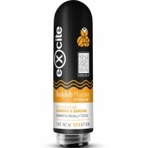 EXCITE Bodylub Żel do Masażu z Guaraną i Damianą 200ml Naturalny, Bez Cukru