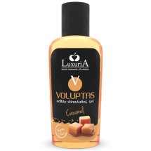 Intimateline Luxuria Voluptas żel do masażu karmelowy 100ml – rozgrzewający, jadalny, bez lepkości