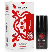 BRUMA Żel intymny o smaku truskawkowym 15 ml – balsam wzmacniający, travel-size