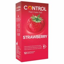 Control Originals Adapta Truskawkowy 12 szt. prezerwatywy anatomiczne – aromat truskawki