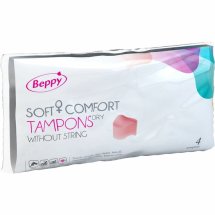 Beppy Comfort Soft tampony bez sznurka anatomiczne 4 szt. – komfort i dyskrecja