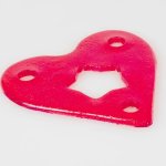 Secret Play Jadalne stringi truskawkowe unisex – model serce, elastyczna powierzchnia