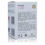 Nina Kiki kubeczek menstruacyjny S różowy silikon medyczny, kompaktowy model 15ml