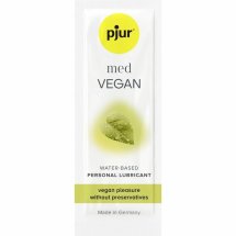 PJUR Med Vegan Glide żel intymny wodny 2 ml, wegańska formuła, testowany dermatologicznie