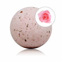 Taloka Bath Bomb Różowa z Płatkami Róż – aromatyczna kula do kąpieli 140g, relaks, pielęgnacja