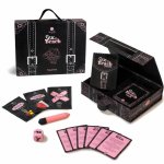 Secret Play Beach Game – Zestaw Podrożny dla Par, 40 Kart i Akcesoria, Kompaktowy