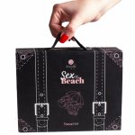 Secret Play Beach Game – Zestaw Podrożny dla Par, 40 Kart i Akcesoria, Kompaktowy