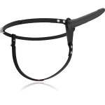 Fetish Submissive Harness Black – Uprząż intymna z wibracją, silikon 15 cm