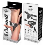 Harness Attraction Emmett – Pas z wibracją 16,5 cm, regulowany, TPR