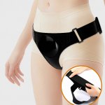 Pretty Love Kyton brązowy system uprzęży z funkcją wibracji, element 19 cm