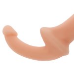 Addicted Toys Model Double Flex – system podwójny, beżowy, 26 cm, silikon/Super TPR