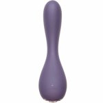 Je Joue Uma Violet – Wielofunkcyjny model wibrujący, 18,2 cm, silikon klasy medycznej