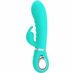 Pretty Love Prescott – masażer punktu G, Aqua Green, 7 trybów, magnetyczne USB