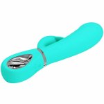 Pretty Love Prescott – masażer punktu G, Aqua Green, 7 trybów, magnetyczne USB